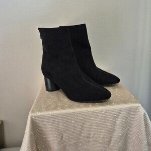 Black Booties with Zipper